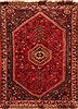 Shiraz Red Hand Knotted 210 X 37  Area Rug 253-24153 Thumb 0