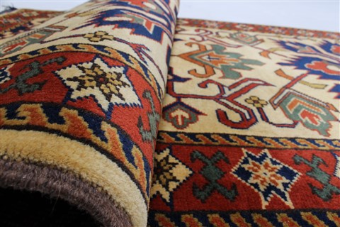 Turkman Yellow Runner Hand Knotted 29 X 167 Area Rug 250-24162 Image 10