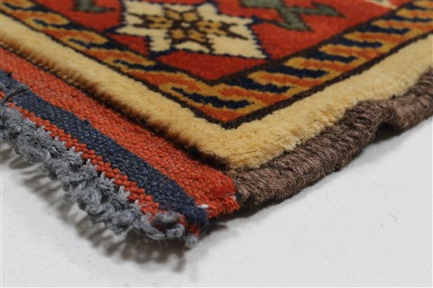 Turkman Yellow Runner Hand Knotted 29 X 167 Area Rug 250-24162 Image 5