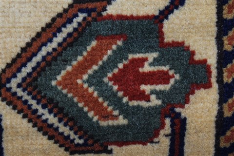 Turkman Yellow Runner Hand Knotted 29 X 167 Area Rug 250-24162 Image 6