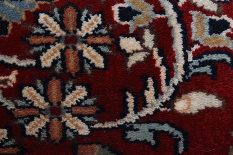 Sarouk Red Runner Hand Knotted 26 X 180 Area Rug 250-24176 Image 8