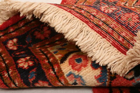 Lilihan Red Hand Knotted 25 X 42  Area Rug 253-24181 Image 4
