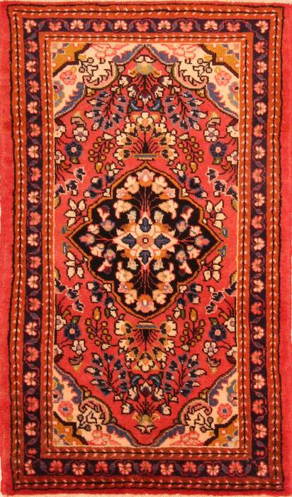 Lilihan Red Hand Knotted 25 X 42  Area Rug 253-24181 Image 0