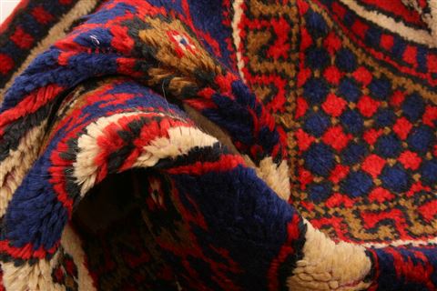 Kazak Multicolor Hand Knotted 30 X 43 Area Rug 100-24186 Image 2