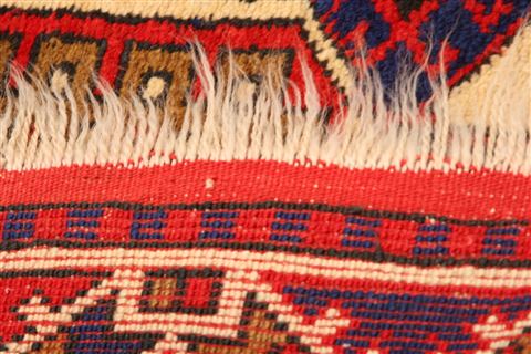 Kazak Multicolor Hand Knotted 30 X 43 Area Rug 100-24186 Image 6