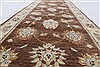 Ziegler Brown Runner Hand Knotted 28 X 168  Area Rug 250-24196 Thumb 1
