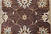Ziegler Brown Runner Hand Knotted 28 X 168  Area Rug 250-24196 Thumb 3