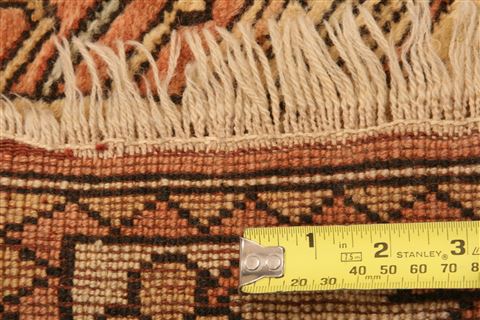 Hereke Orange Hand Knotted 29 X 43  Area Rug 253-24198 Image 5