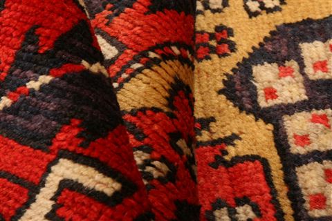 Tabriz Orange Hand Knotted 28 X 41  Area Rug 253-24200 Image 3