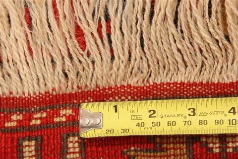 Tabriz Orange Hand Knotted 28 X 41  Area Rug 253-24200 Image 5