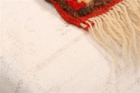 Tabriz Orange Hand Knotted 28 X 41  Area Rug 253-24200 Image 6