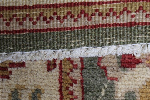 Pishavar Green Runner Hand Knotted 29 X 153 Area Rug 250-24208 Image 11