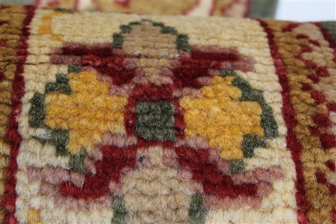 Pishavar Green Runner Hand Knotted 29 X 153 Area Rug 250-24208 Image 8