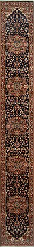 Indian Serapi Blue Runner 16 to 20 ft Wool Carpet 24209