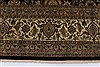 Tabriz Black Hand Knotted 119 X 153 Area Rug 250-24229 Thumb 1