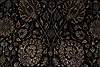 Tabriz Black Hand Knotted 119 X 153 Area Rug 250-24229 Thumb 2