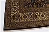 Tabriz Black Hand Knotted 119 X 153 Area Rug 250-24229 Thumb 3