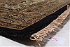 Tabriz Black Hand Knotted 119 X 153 Area Rug 250-24229 Thumb 4