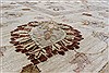 Chobi Beige Hand Knotted 120 X 147 Area Rug 250-24232 Thumb 3