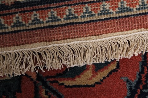 Kashan Red Runner Hand Knotted 27 X 1510 Area Rug 250-24234 Image 12