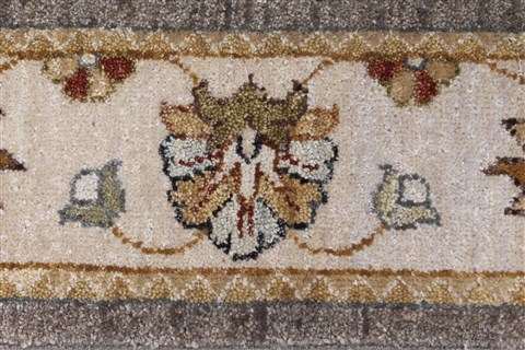 Ziegler Grey Runner Hand Knotted 37 X 496 Area Rug 250-24250 Image 3