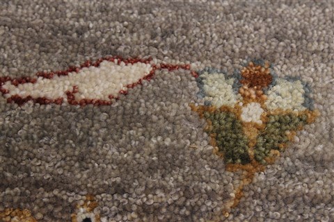 Ziegler Grey Runner Hand Knotted 37 X 496 Area Rug 250-24250 Image 8