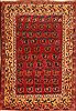 Gabbeh Red Hand Knotted 46 X 65  Area Rug 100-24261 Thumb 0