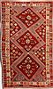 Gabbeh Red Hand Knotted 43 X 71 Area Rug 100-24272 Thumb 0