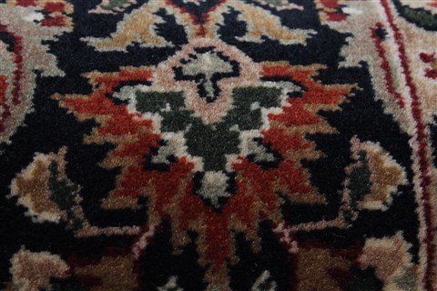 Herati Black Runner Hand Knotted 26 X 160 Area Rug 250-24275 Image 10