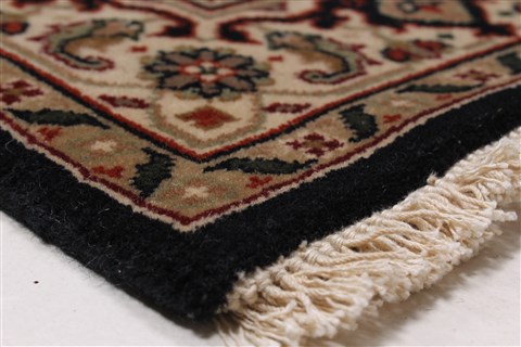 Herati Black Runner Hand Knotted 26 X 160 Area Rug 250-24275 Image 7
