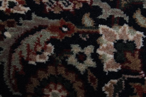 Herati Black Runner Hand Knotted 26 X 160 Area Rug 250-24275 Image 8