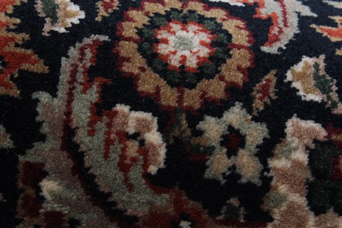 Herati Black Runner Hand Knotted 26 X 160 Area Rug 250-24275 Image 9