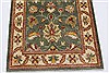 Pishavar Green Runner Hand Knotted 27 X 152  Area Rug 250-24276 Thumb 3