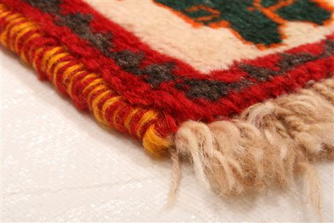 Gabbeh Red Hand Knotted 40 X 510 Area Rug 100-24286 Image 8