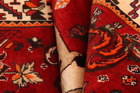 Gabbeh Red Hand Knotted 37 X 510 Area Rug 100-24287 Image 3
