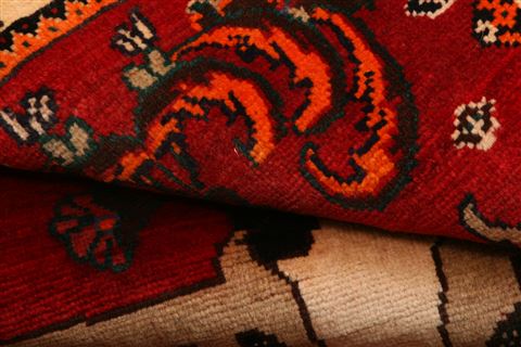 Gabbeh Red Hand Knotted 37 X 510 Area Rug 100-24287 Image 4