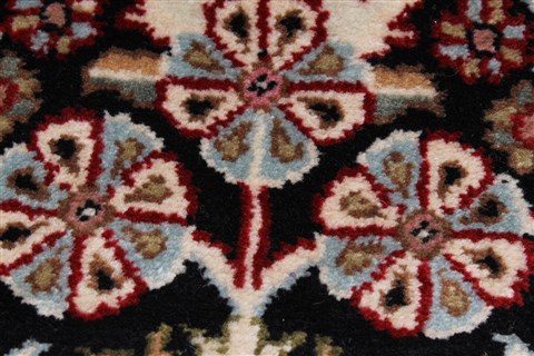 Sarouk Black Runner Hand Knotted 26 X 182 Area Rug 250-24288 Image 9