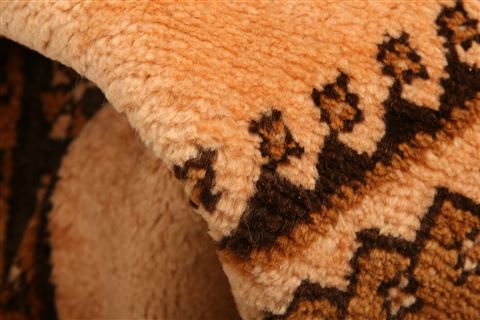 Gabbeh Beige Hand Knotted 36 X 68 Area Rug 100-24289 Image 1