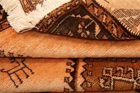 Gabbeh Beige Hand Knotted 36 X 68 Area Rug 100-24289 Image 6