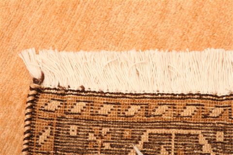Gabbeh Beige Hand Knotted 36 X 68 Area Rug 100-24289 Image 7