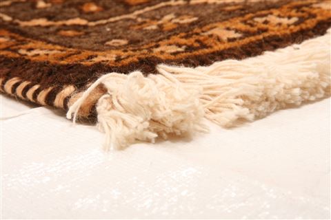 Gabbeh Beige Hand Knotted 36 X 68 Area Rug 100-24289 Image 8