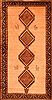 Gabbeh Beige Hand Knotted 36 X 68 Area Rug 100-24289 Thumb 0