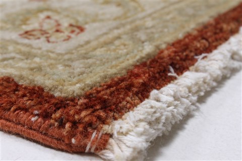 Pishavar Brown Runner Hand Knotted 28 X 180 Area Rug 250-24290 Image 6