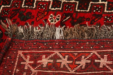 Shiraz Red Hand Knotted 41 X 55  Area Rug 253-24291 Image 7