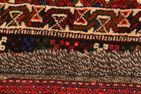 Shiraz Red Hand Knotted 36 X 53  Area Rug 253-24297 Image 7