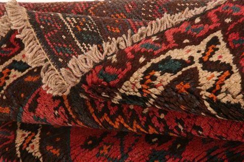 Shiraz Red Hand Knotted 33 X 50  Area Rug 100-24304 Image 4