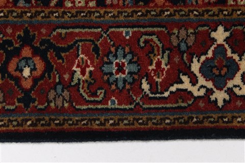 Herati Blue Runner Hand Knotted 27 X 80 Area Rug 250-24305 Image 2