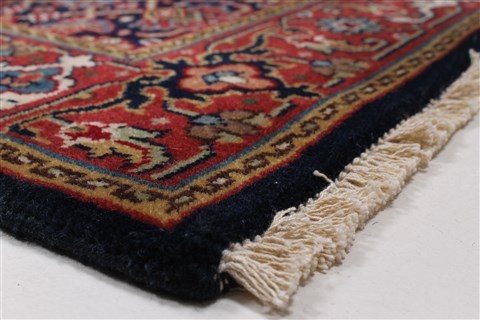Herati Blue Runner Hand Knotted 27 X 80 Area Rug 250-24305 Image 5