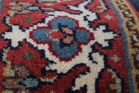 Herati Blue Runner Hand Knotted 27 X 80 Area Rug 250-24305 Image 6