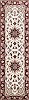 Tabriz Beige Runner Hand Knotted 26 X 80  Area Rug 250-24306 Thumb 0